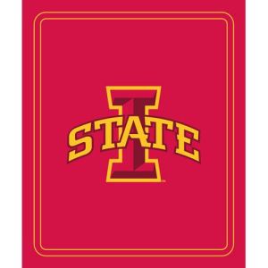 Iowa State Cyclones Logo Chair NCAA Classic Fleece Blanket
