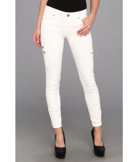 Paige Ivy Cargo in Optic White Womens Jeans (White)