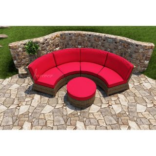 Chicago Wicker and Trading Co Forever Patio Cypress 3 Piece Sectional