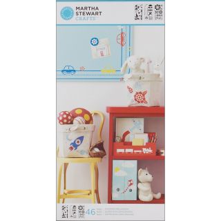 Martha Stewart Large Playroom Stencils With 46 Designs (3 Sheets/ Pack)