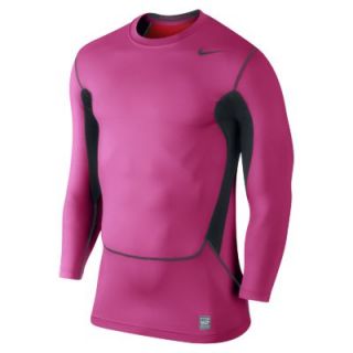 Nike Pro Combat Hyperwarm Compression Max Mens Shirt   Vivid Pink