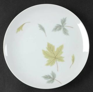 Mikasa Windfall Salad Plate, Fine China Dinnerware   Elite,Olive/Green Leaf Desi
