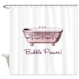  Bubble Power (berry) Shower Curtain  Use code FREECART at Checkout