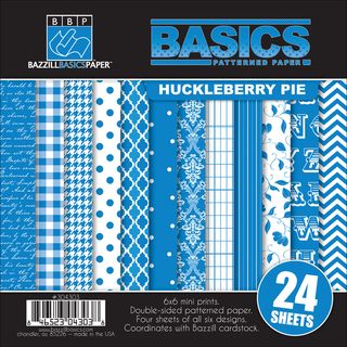 Basics/huckleberry Pie Multi pack Paper 6x6 24/sheets 6 Double sided Designs/4 Each