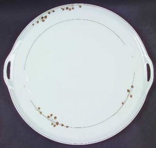 Hutschenreuther St. Honore (White Rim) Round Torte Plate, Fine China Dinnerware