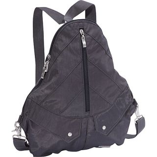 Traverse Backpack Charcoal/Fuschia   baggallini Fabric Handbags