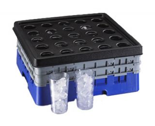 Cambro IceExpress Water Glass Filler   25 Compartments, Black