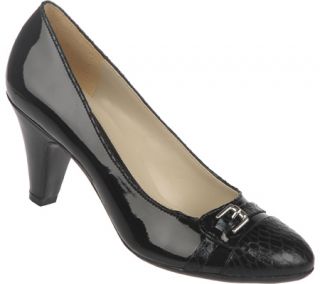 Womens Naturalizer Bean   Black Leather/Shiny Two Tone Shoes