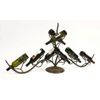 Creative Creations Bowery 8 Bottle Wine Rack Stand Multicolor   A125 8W