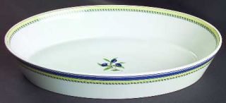 Wedgwood Tuscany Collection Souffle, Fine China Dinnerware   Blue/Yellow Accesso