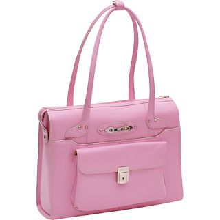 Wenonah   Ladies Leather Laptop Briefcase Pink   McKlein USA Ladies