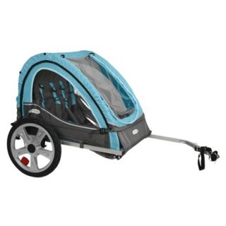 InSTEP Take 2 Bicycle Trailer   Light Blue/ Gray (Double)