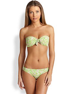 Lilly Pulitzer Fisher Bikini Top   Green