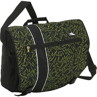 Rufus Laptop Messenger Bag   Yellow Bolts,