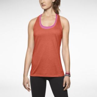 Nike Flow Womens Training Tank Top   Turf Orange Heather
