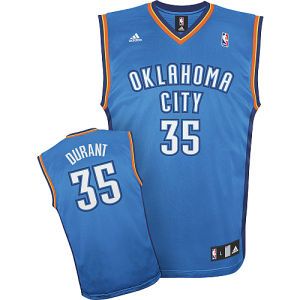 Oklahoma City Thunder Kevin Durant adidas Youth NBA Revolution 30 Jersey