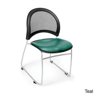 Moon Series Vinyl Stacking Chair (pack Of 4) (Black, teal, wine, charcoal, navyWeight capacity 250 poundsDimensions 31 inches high x 21 inches wide x 23 inches deepSeat dimensions 18 inches high x 17 inches wideBack size 19 inches high x 16 inches wid