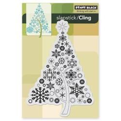 Penny Black Cling Rubber Stamp 4 X6 Sheet  Snowlight