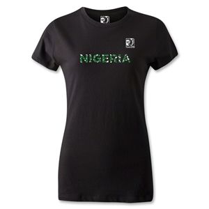 FIFA Confederations Cup 2013 Womens Nigeria T Shirt (Black)