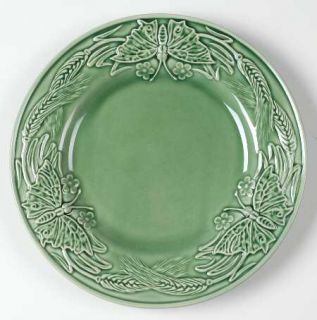Bordallo Pinheiro Papillon Ivy Green Dinner Plate, Fine China Dinnerware   Ivy G