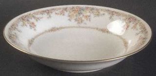 Noritake Gallery Coupe Soup Bowl, Fine China Dinnerware   Ivory,Multicolor Flora