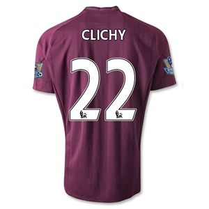 Umbro Manchester City 12/13 CLICHY Away Soccer Jersey