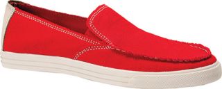 Mens Dockers Cassel   Red Washed Canvas Canvas Shoes