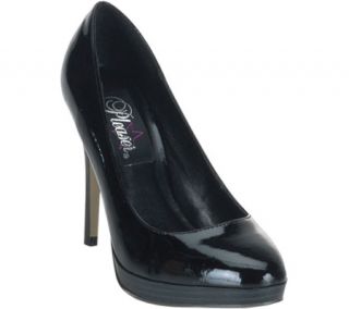 Womens Pleaser Bliss 30   Black Patent Dress Shoes