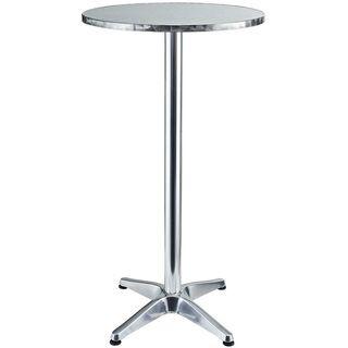 Elevate Modern Round Aluminum Outdoor Bar Table