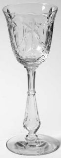 Tiffin Franciscan Ankara Wine Glass   Stem #17378, Cut