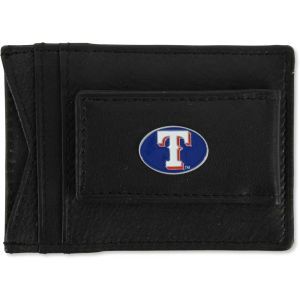Texas Rangers Leather Magnetic Money Clip