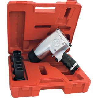 Chicago Pneumatic Air Impact Wrench Kit   3/4 Inch Drive, Model CP772HI
