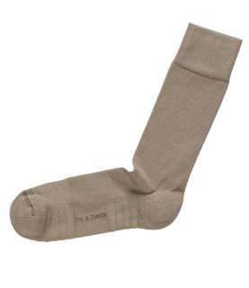 Solid Ultra Cushion Sole Mid Calf Socks  Tan JoS. A. Bank
