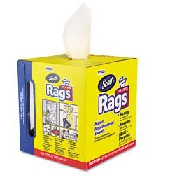 Kimberly clark Professional Rag Wipes (WhiteDirt types Paint, spills Scent UnscentedDimensions 13 inches high x 10 inches wide Packaging BoxIncludes 200 in each box TissueApplication Do it yourself projectsColor WhiteDirt types Paint, spills Scent