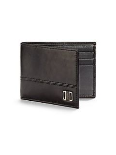 Salvatore Ferragamo Pierce Bifold Leather Wallet   Black