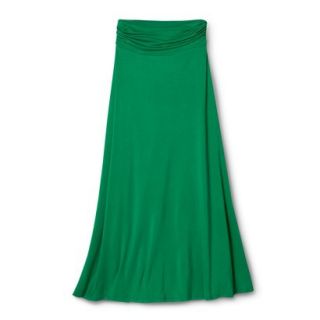 Merona Womens Knit Maxi Skirt   Acacia Leaf   XS