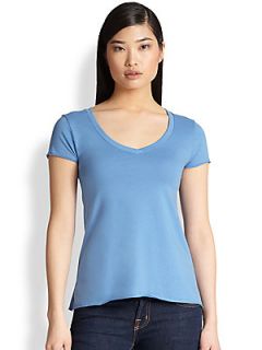  Collection V Neck Jersey Tee   Lake