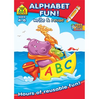 Alphabet Fun Write And Reuse Workbook