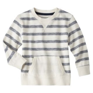 Cherokee Infant Toddler Boys Striped Sweatshirt   Navy Voyage 5T