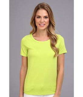 Jones New York S/S Scoop Neck T Shirt Womens T Shirt (Green)