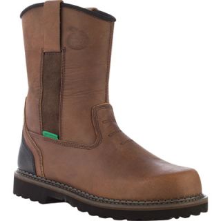 Brookville Waterproof Steel Toe Wellington Boot   Brown, Size 8 1/2 Wide,