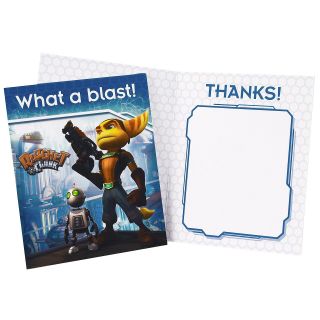 Ratchet and Clank Thank You Cards