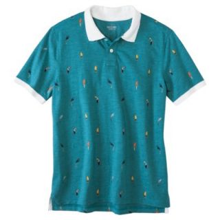 Mossimo Supply Co Turquoise Spell Ss Polo shirt   XXL