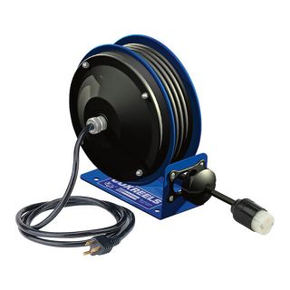 Coxreels Compact Power Cord Reel   30 Ft., 16/3 Cord With No Accessory, Model