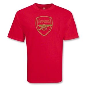 Euro 2012   Arsenal Gold Crest T Shirt (Red)