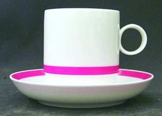 Rosenthal   Continental Electric Footed Cup & Saucer Set, Fine China Dinnerware