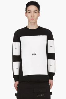 Hood By Air Black Pouch Back Long Sleeve Label T_shirt