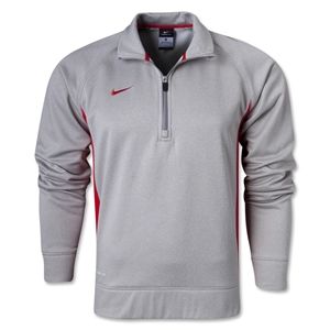 Nike Core Fleece 1/4 Zip (Gray/Red)