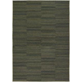 Berkshire Ozark/ Mocha black Area Rug (53 X 76) (MochaSecondary Colors BlackPattern StripesTip We recommend the use of a non skid pad to keep the rug in place on smooth surfaces.All rug sizes are approximate. Due to the difference of monitor colors, so