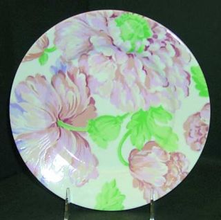 Philippe Deshoulieres Fleurs Salad Plate, Fine China Dinnerware   Pink Flowers,G